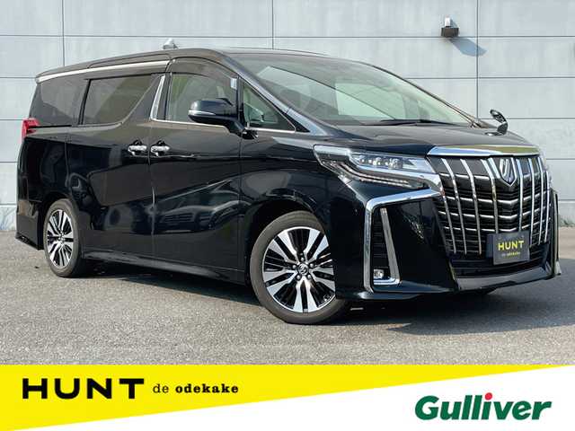 トヨタ アルファード S Cパッケージ 千葉県 2022(令4)年 6万km ブラック トヨタセーフティセンス/　衝突軽減ブレーキ/レーンキープアシスト/　レーダークルーズコントロール/オートハイビーム/　クリアランスソナー/ブラインドスポットモニター/サンルーフ/純正12インチフリップダウンモニター/純正9インチメーカーディスプレイナビ/　フルセグ/BT/USB/カープレイ/バックカメラ/ステアリングスイッチ/MTモード/電動パーキングブレーキ/ブレーキホールド/デジタルインナーミラー/ETC/レザーシート/パワーシート(D/N席)/シートヒーター(D/N席)/エアシート(D/N席)/ステアリングヒーター/LEDヘッドライト/オートライト/フォグライト/スマートキー/プッシュスタート/シーケンシャルウィンカー/オート電動格納/ウィンカーミラー/純正フロアマット/純正18インチAW