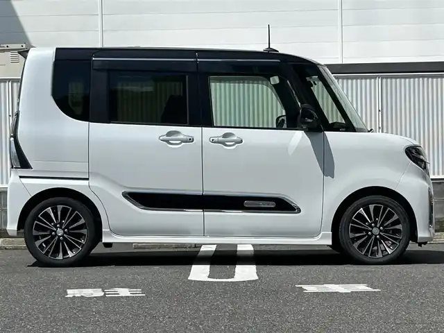 スバル シフォン カスタムRS スマートアシスト 群馬県 2021(令3)年 2.1万km ブラックマイカメタリック/シャイニングホワイトパール ワンオーナー/純正ナビ(FM・AM/CD・DVD/BT)/フルセグテレビ/ビルトインETC/プリクラッシュ/横滑り防止装置/バックカメラ/スマートキー×1/ドラレコ前方/純正フロアマット/純正アルミホイール/LEDヘッドライト/オートライト/エアバッグ(W+サイド)/ハーフレザーシート/シートヒーター(D+N席)/純正ドアバイザー/プッシュスタート/コーナーセンサー前後/電格ミラー/取扱説明書/保証書/記録簿