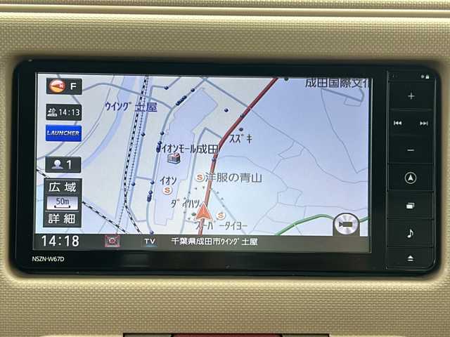 ダイハツ ミラ ココア プラスX 千葉県 2017(平29)年 13.1万km パールホワイトⅢ/ココアベージュマイカメタリック 2トーン 純正SDナビ/(CD/DVD/Bluetooth/ラジオ)/フルセグTV/ミュージックプレイヤー接続（iPod）/バックカメラ/ETC/クルーズコントロール/ベンチシート/スマートキー/アイドリングストップ/社外ドライブレコーダー/社外アルミホイール/オートエアコン/ルーフレール/フォグライト/取扱説明書/保証書