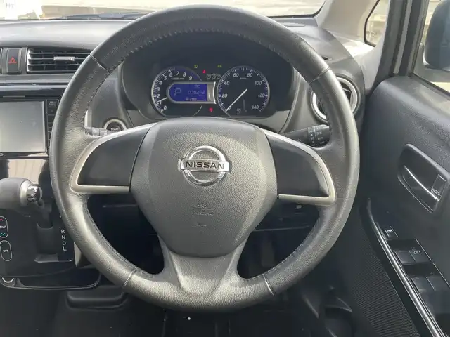 日産 デイズ ハイウェイスターG 富山県 2017(平29)年 7.1万km ホワイトパール アラウンドビューモニター/／社外７インチナビ/／フルセグＴＶ/／ＣＤ再生/／ＵＳＢ入力/／スマートキー/／プッシュスタート/／衝突軽減ブレーキ/／オートマチックハイビーム/／ＨＩＤオートライト/／フォグライト