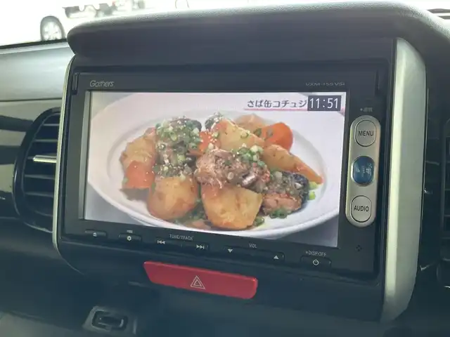 ホンダ Ｎ ＢＯＸ カスタム G ターボ Lパッケージ 千葉県 2015(平27)年 10万km ポリッシュドメタルメタリック ワンオーナー/シティブレーキアクティブシステム/両側パワースライドドア/ディーラーOPナビ(Gathers)/・ラジオ/CD/DVD/BT/フルセグTV/バックカメラ/ETC/ドライブレコーダー/パドルシフト/クルーズコントロール/アイドリングストップ/横滑り防止装置(VSA)/ハーフレザーシート/純正フロアマット/プッシュスタート/スマートキー/ディスチャージヘッドライト/オートライト/純正15インチアルミホイール/保証書/取扱説明書