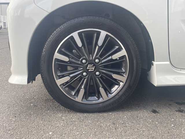 スズキ スペーシア カスタム HYBRID XS 青森県 2022(令4)年 1.5万km ピュアホワイトP ４ＷＤ/HV/社外ナビ（フルセグ/AM/FM）/両側パワースライドドア/リアサーキュレーター/D/N席シートヒーター/パーキングセンサー/コーナーセンサー/衝突軽減システム/横滑り防止装置/アイドリングストップ/165/55/15純正アルミホイール夏タイヤ/社外エンジンスターター/スペアキー/ＥＴＣ/保証書/取扱説明書