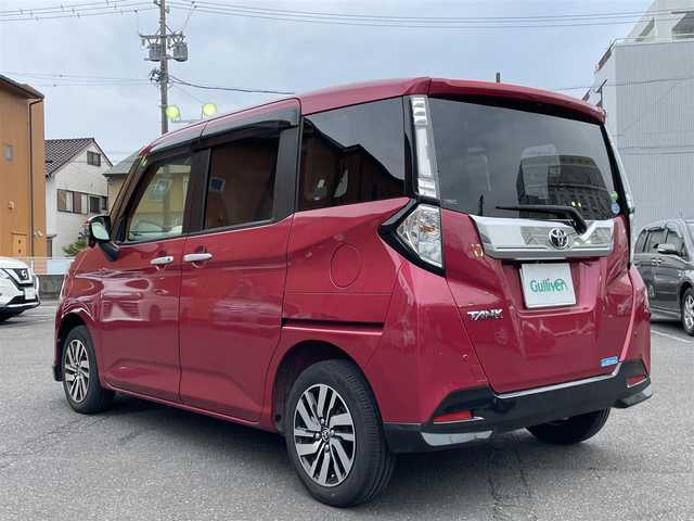 トヨタ タンク カスタムG S 兵庫県 2017(平29)年 4.7万km マゼンタベリーマイカM 社外ナビ（AVN-D8W）/（AM/FM/TV/BT/MSV)/バックカメラ/両側パワースライドドア/ステアリングスイッチ/スマートアシスト/レーンキープアシスト/プリクラッシュセーフティ/誤発進抑制機能/クルーズコントロール/プッシュスタート/アイドリングストップ/ETC/純正フロアマット/LEDヘッドライト/フォグランプ