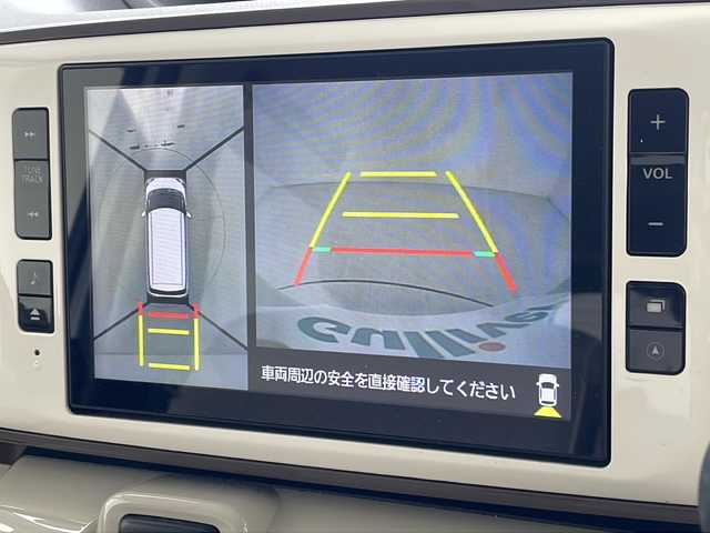 ダイハツ ムーヴ キャンバス X メイクアップ リミテッド SAⅢ 沖縄県 2018(平30)年 7.5万km パールホワイトⅢ 純正８インチナビ(NSZN-X68D）/（フルセグＴＶ　ＤＶＤ　Ｂｌｕｅｔｏｏｔｈ接続）/パノラマモニター/ETC/両側パワースライドドア/ステアリングスイッチ/スマートキー/プッシュスタート/純正フロアマット/純正ドアバイザー/オートライト/オートマチックハイビーム/アイドリングストップ