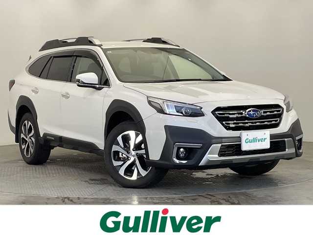 スバル アウトバック リミテッドEX 栃木県 2022(令4)年 3.1万km クリスタルホワイトP ４WD/メモリーナビ/（USB/フルセグTV/Applecarplay/AndroidAuto)/バックカメラ/（フロントカメラ/左サイドカメラ）/アイサイトX/ETC/前後方ドライブレコーダー/パワーバックドア/前席パワーシート/シートヒーター/シートメモリー/ステアリングヒーター/オートライト/横滑り防止装置/スマートキー/プッシュスタート/ステアリングスイッチ/革巻きステアリング/電動格納ミラー/純正アルミホイール/純正フロアマット