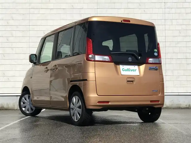スズキ スペーシア X 富山県 2015(平27)年 8.8万km キャンドルオレンジメタリック 純正ナビ/フルセグTV/Bluetooth/全周囲カメラ/ドライブレコーダー/プッシュスタート/スマートキー/ステアリングスイッチ/ベンチシート/片側パワースライドドア/シートヒーター/ヘッドライトレベライザー/ETC