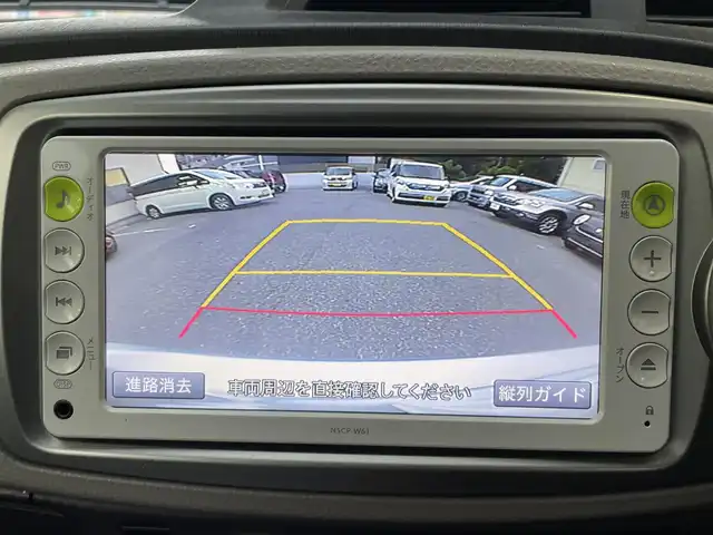 トヨタ ヴィッツ F 福岡県 2012(平24)年 10.3万km シルバーM 社外ナビ/（AM/FM/CD/DVD/SD/ワンセグTV）/ETC/電格ミラー/ドライブレコーダー前（SD無し）/純正フロアマット/スペアキー×１