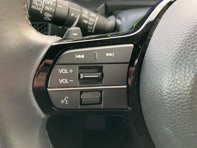 ホンダ ステップワゴン スパーダ eHEV 福岡県 2022(令4)年 4.5万km トワイライトミストブラックパール ワンオーナー/無限グリル/純正11.4インチナビ/（AM/FM/DISC/SD/SDREC/BT/フルセグ）/AppleCarPlay/AndroidAuto/Bカメラ/レーダークルーズコントロール/両側パワースライドドア/電動リアゲート/LEDヘッドライト/オートライト/ハーフレザーシート/オットマン/DN席シートヒーター/純正16インチAW/ステアリングスイッチ/ハンドルアシスト/サンシェード/BSM/横滑り防止装置/コーナーセンサー/レーンキープアシスト/盗難防止装置/衝突被害軽減システム/アイドリングストップ/ドライブレコーダー/スマートキー/ETC/保証書/取扱説明書