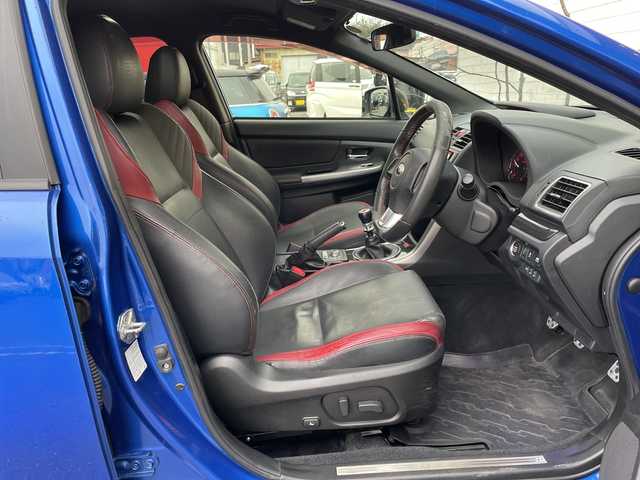 スバル ＷＲＸ ＳＴＩ STI タイプS 青森県 2014(平26)年 16.9万km WRブルーパール 4WD・ターボ/社外メモリナビ・フルセグTV/CD・DVD・Bluetooth・SD/バックカメラ/OPレザーシート/前席パワーシート・シートヒーター/運転席シートメモリー/ETC/LEDヘッドライト/フォグランプ/STiエアロ/純正大型リアスポイラー/HKS車高調（純正車内）/柿本マフラー/BBS製純正18インチアルミ