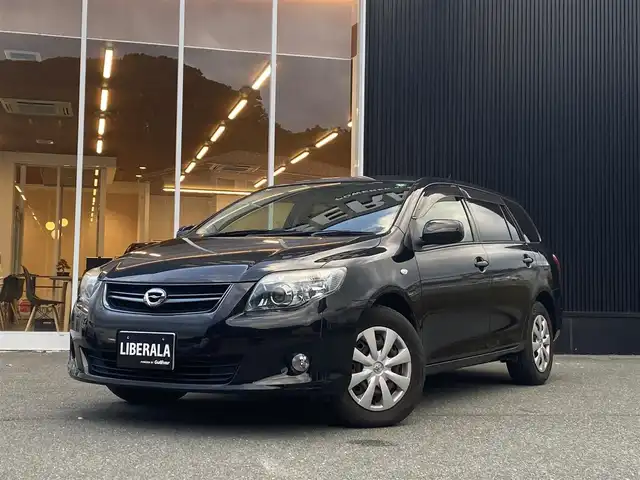 トヨタ カローラ フィールダー X HID リミテッド 福岡県 2011(平23)年 11万km ブラックマイカ 社外ナビ/フルセグTV/バックカメラ/HIDライト/オートライト/電動格納ミラー/ドアバイザー/ETC