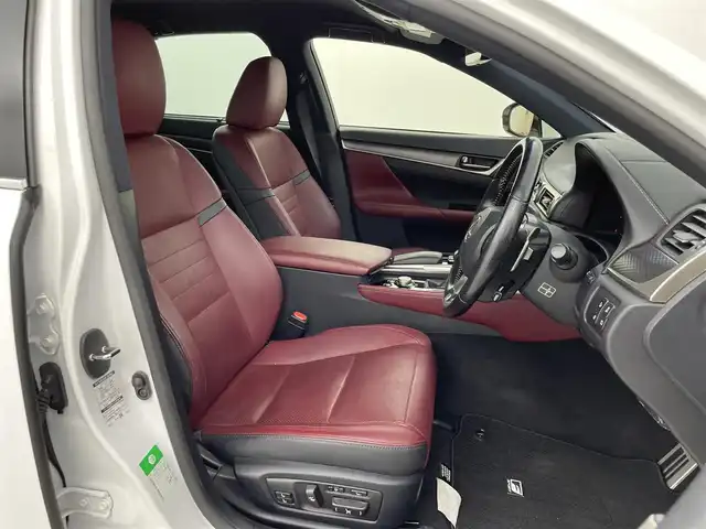 レクサス ＧＳ 450h Fスポーツ 群馬県 2017(平29)年 10.2万km ホワイトノーヴァガラスフレーク 三眼LEDヘッドライト/・ヘッドランプクリーナー/純正12.3インチワイドディスプレイナビ/・フルセグTV/AM/FM/CD/DVD/Bluetooth/ブラインドスポットモニター/クリアランスソナー/ビルトインETC2.0/＝＝＝＝＝＝＝＝＝＝＝＝＝＝＝/”F SPORT”専用本革シート/・運転席/助手席パワーシート/・運転席/助手席ベンチレーション/・運転席/助手席シートヒーター/ステアリングヒーター/運転席ポジションメモリー/Lexus Safety System/・プリクラッシュセーフティシステム/・レーンキーピングアシスト/・オートマチックハイビーム/・アダプティブハイビーム/・レーダークルーズコントロール/電動リアウインドウサンシェード/電動パーキングブレーキ/プッシュスタート/スマートキー