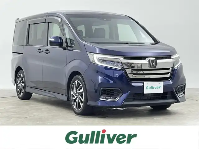 ホンダ ステップワゴン スパーダ クルスピセンシング 千葉県 2019(平31)年 3.5万km オブシダンブルーパール ホンダセンシング（安全運転支援システム）/・衝突軽減ブレーキ〈CMBS〉/・誤発進抑制機能/・歩行者事故低減ステアリング/・路外逸脱抑制機能/・渋滞追従機能付 ACC〈アダプティブ・クルーズ・コントロール〉/・LKAS〈車線維持支援システム〉/・先行車発進お知らせ機能/・標識認識機能/純正9インチメモリーナビ/・Bluetooth接続/・フルセグTV/・CD/DVD再生/・バックカメラ/純正フリップダウンモニター/両側パワースライドドア/LEDヘッドライト/ビルトインETC/スマートキー/わくわくゲート/リアオートエアコン