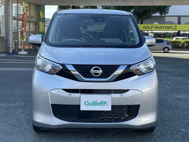 日産 デイズ X 熊本県 2021(令3)年 2.4万km スターリングシルバーM ワンオーナー/衝突軽減ブレーキ/プッシュスタート/純正ナビ/（CD・フルセグTV・BTオーディオ・SD）/バックカメラ/ドライブレコーダー/純正14インチAW/オートライト/前後コーナーセンサー/横滑り防止装置/純正フロアマット/純正ドアバイザー/新車保証書/取扱説明書/スマートスペアキー×1本