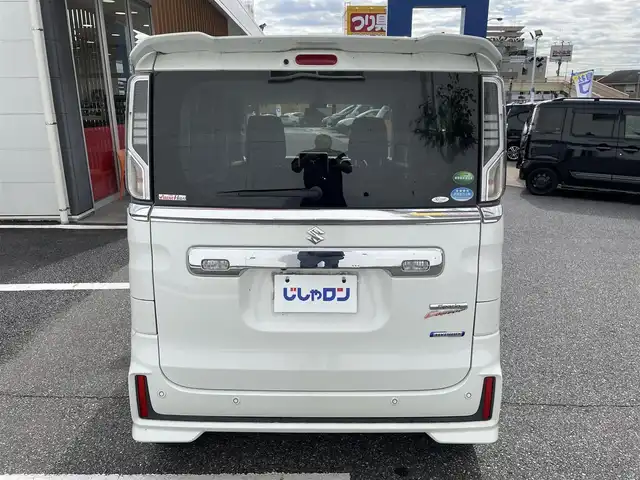 スズキ スペーシア カスタム HYBRID XS ターボ 千葉県 2019(令1)年 11.5万km ピュアホワイトP (株)IDOMが運営する【じしゃロン八千代店】の自社ローン対象車両になります。こちらは現金またはオートローンご利用時の価格です。自社ローンご希望の方は別途その旨お申付け下さい/社外ナビ/ETC/Bluetooth接続/両側パワースライドドア/LEDヘッドライト/デュアルブレーキサポート