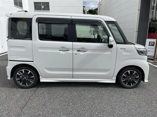 スズキ スペーシア カスタム HYBRID XS ターボ 千葉県 2019(令1)年 11.5万km ピュアホワイトP (株)IDOMが運営する【じしゃロン八千代店】の自社ローン対象車両になります。こちらは現金またはオートローンご利用時の価格です。自社ローンご希望の方は別途その旨お申付け下さい/社外ナビ/ETC/Bluetooth接続/両側パワースライドドア/LEDヘッドライト/デュアルブレーキサポート