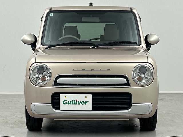 スズキ ラパン ショコラ X 福島県 2015(平27)年 6.3万km シャンパンピンクPM /禁煙車//スマートキー//スペアキー×1//プッシュスタート//社外ナビ//Bluetooth//フルセグテレビ//フロアマット//レザーシート//オートライト//ドアバイザー//盗難防止装置//ABS//バックカメラ