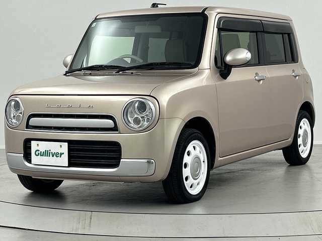 スズキ ラパン ショコラ X 福島県 2015(平27)年 6.3万km シャンパンピンクPM /禁煙車//スマートキー//スペアキー×1//プッシュスタート//社外ナビ//Bluetooth//フルセグテレビ//フロアマット//レザーシート//オートライト//ドアバイザー//盗難防止装置//ABS//バックカメラ