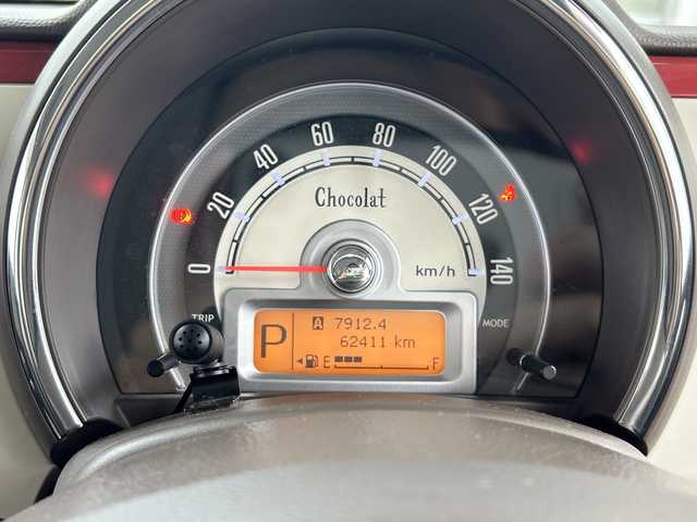 スズキ ラパン ショコラ X 福島県 2015(平27)年 6.3万km シャンパンピンクPM /禁煙車//スマートキー//スペアキー×1//プッシュスタート//社外ナビ//Bluetooth//フルセグテレビ//フロアマット//レザーシート//オートライト//ドアバイザー//盗難防止装置//ABS//バックカメラ