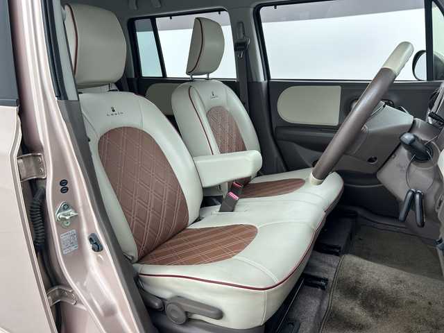 スズキ ラパン ショコラ X 福島県 2015(平27)年 6.3万km シャンパンピンクPM /禁煙車//スマートキー//スペアキー×1//プッシュスタート//社外ナビ//Bluetooth//フルセグテレビ//フロアマット//レザーシート//オートライト//ドアバイザー//盗難防止装置//ABS//バックカメラ