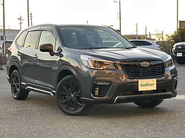 スバル フォレスター スポーツ 愛知県 2021(令3)年 4.6万km マグネタイトグレーメタリック ワンオーナー/禁煙車/純正メモリナビ/　フルセグTV/CD/DVD/BT/USB/Apple Car Play/純正前後ドラレコ/デジタルインナーミラー/バック・サイドカメラ/アイサイト3.0/追従機能付きクルーズコントロール/レーンキープアシスト/プリクラッシュセーフティ/ブラインドスポットモニター/前後クリアランスソナー/先行者発信お知らせ機能/パワーバックドア/全席シートヒーター/D席パワーシート/純正フロアマット/純正ドアバイザー/純正18インチAW/LEDヘッドライト/フォグランプ/オートライト/革巻きステアリング/パドルシフト/ETC/アイドリングストップ/W＋サイドエアバッグ/保証書/取説/スペアキー