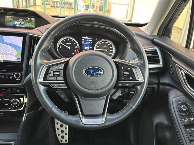 スバル フォレスター スポーツ 愛知県 2021(令3)年 4.6万km マグネタイトグレーメタリック ワンオーナー/禁煙車/純正メモリナビ/　フルセグTV/CD/DVD/BT/USB/Apple Car Play/純正前後ドラレコ/デジタルインナーミラー/バック・サイドカメラ/アイサイト3.0/追従機能付きクルーズコントロール/レーンキープアシスト/プリクラッシュセーフティ/ブラインドスポットモニター/前後クリアランスソナー/先行者発信お知らせ機能/パワーバックドア/全席シートヒーター/D席パワーシート/純正フロアマット/純正ドアバイザー/純正18インチAW/LEDヘッドライト/フォグランプ/オートライト/革巻きステアリング/パドルシフト/ETC/アイドリングストップ/W＋サイドエアバッグ/保証書/取説/スペアキー