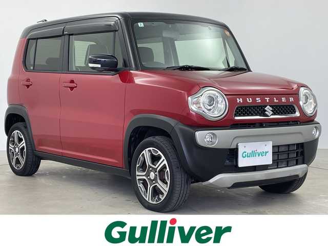 スズキ ハスラー X 鹿児島県 2018(平30)年 3万km フェニックスレッドパール/ブルーイッシュブラックパール メーカーナビ/（Bluetooth/フルセグ/CD/DVD/AM/FM）　/全方位カメラ　/バックカメラ　/前方ドライブレコーダー　/前席シートヒーター　/純正フロアマット　/ベンチシート　/レーンキープアシスト　/ＬＥＤヘッドライト　/スズキセーフティサポート　/ビルドイＥＴＣ/アイドリングストップ/保証書/取扱説明書