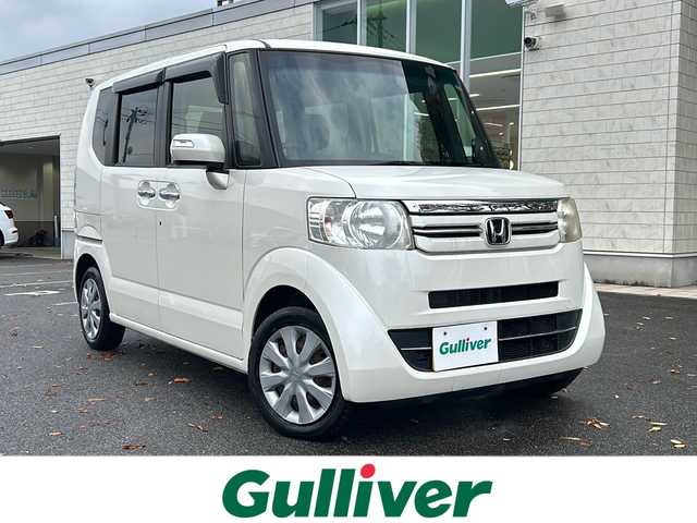 ホンダ Ｎ ＢＯＸ G Lパッケージ 鳥取県 2015(平27)年 6.7万km プレミアムホワイトパールⅡ ナビ装着用スペシャルパッケージ/リア左側パワースライドドア＆両側イージークローザー（リア両側）/スーパーＵＶカットフロントドアガラス＋ＩＲカットフロントウィンドウ・フロントドアガラス/リア席サンシェード/ワンタッチウィンカー/ワンセグテレビ/AM/FM、CD/DVD/ドアバイザー/プッシュスタート/片側パワースライドドア/ETC