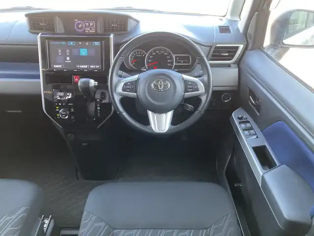 トヨタ ルーミー カスタムG－T 千葉県 2018(平30)年 2.1万km パールホワイトⅢ 純正9インチナビ/(フルセグTV/CD/DVD/BT/FM/AM)/バックカメラ/衝突被害軽減システム/クルーズコントロール/両側パワースライドドア/横滑り防止装置/アイドリングストップ/LEDヘッドライト/フォグランプ/オートライト/ウィンカーミラー/電動格納ミラー/純正15インチAW/シートリフター/プッシュスタート/スマートキー/フロアマット/スペアキー/取扱説明書/保証書