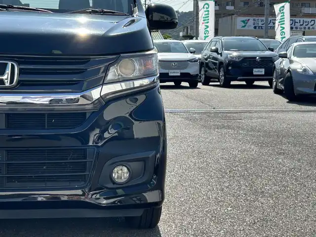 ホンダ Ｎ ＷＧＮ カスタム G 広島県 2014(平26)年 9.5万km スマートブラック ワンオーナー/純正メモリナビ(VXM-VSi)/　(Bluetooth/ワンセグテレビ/CD/DVD)/登録時走行距離/　94906km/バックカメラ/社外デジタルインナーミラー型ドライブレコーダー/オートライト/HIDヘッドライト/スマートキー/スペアキー/純正14インチアルミホイール/純正フロアマット/横滑り防止装置/保証書/取扱説明書