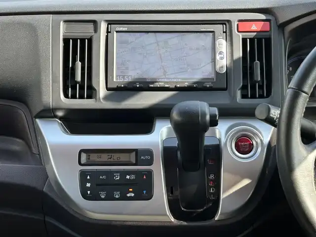 ホンダ Ｎ ＷＧＮ カスタム G 広島県 2014(平26)年 9.5万km スマートブラック ワンオーナー/純正メモリナビ(VXM-VSi)/　(Bluetooth/ワンセグテレビ/CD/DVD)/登録時走行距離/　94906km/バックカメラ/社外デジタルインナーミラー型ドライブレコーダー/オートライト/HIDヘッドライト/スマートキー/スペアキー/純正14インチアルミホイール/純正フロアマット/横滑り防止装置/保証書/取扱説明書