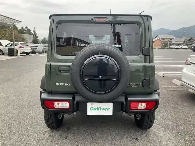 スズキ ジムニー ノマド FC 滋賀県 2025(令7)年 0.1千km 緑 登録済未使用車/車検10年10月まで/スズキセーフティーサポート/AT車/4WD/純正フロアマット/純正LEDヘッドライト/シートヒーター/取説/保証書/スペアキー