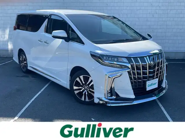 トヨタ アルファード S Cパッケージ 静岡県 2020(令2)年 2.5万km ホワイトパールクリスタルシャイン ワンオーナー/4WD/トヨタセーフティーセンス/プリクラッシュセーフティー/レーダークルーズコントロール/モデリスタエアロ（F/S/R）/シグネチャーイルミブレード/純正ナビ/フリップダウンモニター/・フルセグTV/・Bluetooth接続/・DVD再生/・USB入力端子/両側パワースライドドア/電動パーキングブレーキ/オートブレーキホールド/AC100V電源/パワーバックドア/プッシュスタート/スマートキー/スペアキー/ステアリングヒーター/前席シートヒーター・エアシート/前席パワーシート/運転席シートメモリー/助手席・2列目オットマン/ビルトインETC2.0/ドラレコ/バックカメラ/純正18インチアルミホイール/取扱説明書/保証書