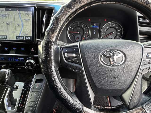 トヨタ アルファード S Aパッケージ タイプブラック 福島県 2016(平28)年 7.6万km ホワイトパールクリスタルシャイン 純正HDDナビ/　【フルセグ/CD/DVD/SD/BT/MSV】/バックカメラ/ステアリングスイッチ/レーダークルーズコントロール/ドライブレコーダー/サンルーフ/両側パワースライドドア/電動リアゲート/オットマン/ハーフレザーシート/コーナーセンサー/横滑り防止機能/クリアランスソナー/パーキングアシスト/LEDヘッドライト（AUTO機能付き）/フォグランプ/スペアキー×１