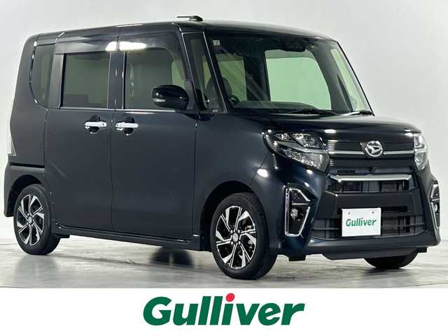 ダイハツ タント カスタム X セレクション 佐賀県 2020(令2)年 4.1万km パールブラック 衝突被害軽減システム/レーンアシスト/オートマチックハイビーム/オートライト/純正7インチナビ/フルセグTV/Bluetooth/バックカメラ/前方ドライブレコーダー/両側パワースライドドア/運転席・助手席ヒートシーター/格納式リアサンシェード/ウェルカムオープン機能/運転席ロングスライドシート/LEDヘッドライト/コーナーセンサー/純正14インチアルミホイール/フロアマット