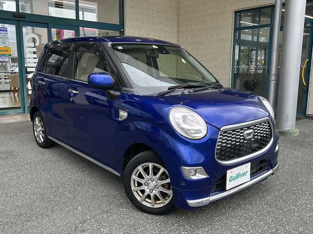 ダイハツ キャスト スタイル G SAⅡ 愛知県 2015(平27)年 11.6万km ディープブルークリスタルマイカ 登録時走行距離115567キロ/ワンオーナー/純正フロアマット/社外ナビ/オートライト/スマートキー/レーンキープアシスト/横滑り防止装置/イモビライザー/プッシュスタート/アイドリングストップ/４WD/取扱説明書/保証書