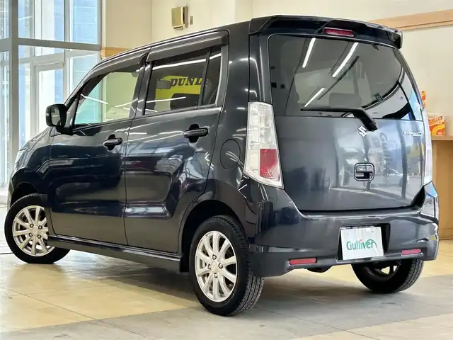 スズキ ワゴンＲ スティングレー T 道央・札幌 2008(平20)年 6.3万km ブルーイッシュブラックパール3 ・4WD/・ターボ/・社外ナビ/フルセグTV/DVD/CD/SD/BT/・運転席シートヒーター/・HID/・フロントフォグ/・パドルシフト/・プッシュスタート/・スマートキー/・運転席シートヒーター/・ドアバイザー/・電格ミラー/・ミラーヒーター