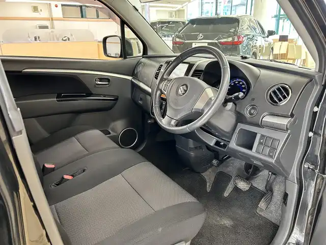 スズキ ワゴンＲ スティングレー T 道央・札幌 2008(平20)年 6.3万km ブルーイッシュブラックパール3 ・4WD/・ターボ/・社外ナビ/フルセグTV/DVD/CD/SD/BT/・運転席シートヒーター/・HID/・フロントフォグ/・パドルシフト/・プッシュスタート/・スマートキー/・運転席シートヒーター/・ドアバイザー/・電格ミラー/・ミラーヒーター
