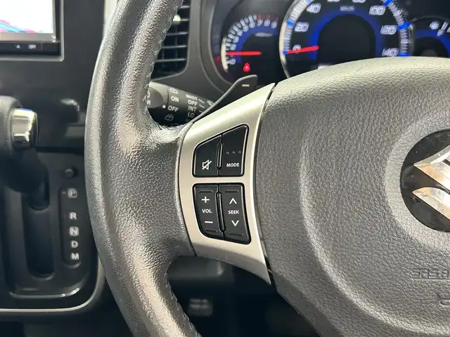 スズキ ワゴンＲ スティングレー T 道央・札幌 2008(平20)年 6.3万km ブルーイッシュブラックパール3 ・4WD/・ターボ/・社外ナビ/フルセグTV/DVD/CD/SD/BT/・運転席シートヒーター/・HID/・フロントフォグ/・パドルシフト/・プッシュスタート/・スマートキー/・運転席シートヒーター/・ドアバイザー/・電格ミラー/・ミラーヒーター