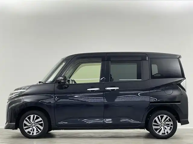 トヨタ ルーミー カスタムG 埼玉県 2021(令3)年 3.2万km ブラックマイカメタリック ナビ　両側電動スライドドア　Ｂカメラ　ＥＴＣ　ドライブレコーダー　レーダークルーズコントロール　衝突被害軽減　フルセグＴＶ　Ｂｌｕｅｔｏｏｔｈ　ＬＥＤヘッドライト　フルフラット　スマートキー