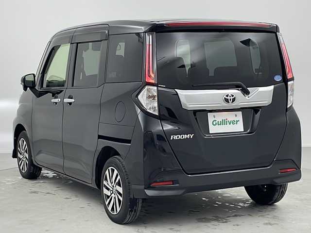 トヨタ ルーミー カスタムG 熊本県 2021(令3)年 3.2万km ブラックマイカメタリック ナビ　両側電動スライドドア　Ｂカメラ　ＥＴＣ　ドライブレコーダー　レーダークルーズコントロール　衝突被害軽減　フルセグＴＶ　Ｂｌｕｅｔｏｏｔｈ　ＬＥＤヘッドライト　フルフラット　スマートキー