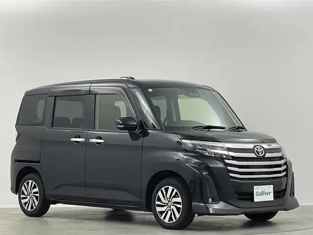 トヨタ ルーミー カスタムG 埼玉県 2021(令3)年 3.2万km ブラックマイカメタリック ナビ　両側電動スライドドア　Ｂカメラ　ＥＴＣ　ドライブレコーダー　レーダークルーズコントロール　衝突被害軽減　フルセグＴＶ　Ｂｌｕｅｔｏｏｔｈ　ＬＥＤヘッドライト　フルフラット　スマートキー