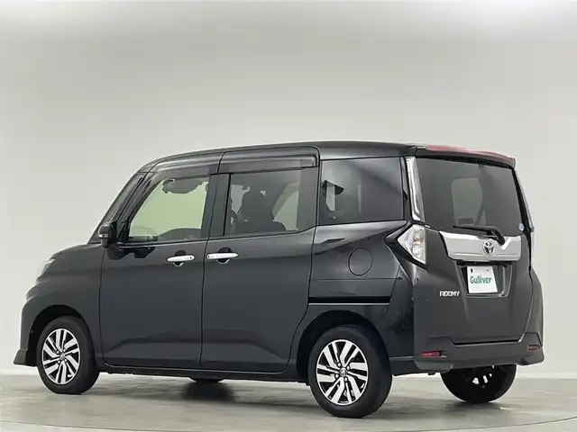 トヨタ ルーミー カスタムG 埼玉県 2021(令3)年 3.2万km ブラックマイカメタリック ナビ　両側電動スライドドア　Ｂカメラ　ＥＴＣ　ドライブレコーダー　レーダークルーズコントロール　衝突被害軽減　フルセグＴＶ　Ｂｌｕｅｔｏｏｔｈ　ＬＥＤヘッドライト　フルフラット　スマートキー