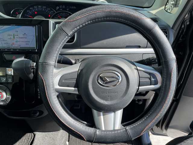 ダイハツ タント カスタム X SA Ⅲ 愛知県 2018(平30)年 4.2万km ブラックマイカメタリック 純正ナビ/全方位カメラ/片側パワースライド/シートヒーター/バックカメラ/純正アルミホイール/ETC/衝突軽減システム/フルセグ/CD DVD/Bluetooth/ステアリングスイッチ/スマートキー/プッシュスタート