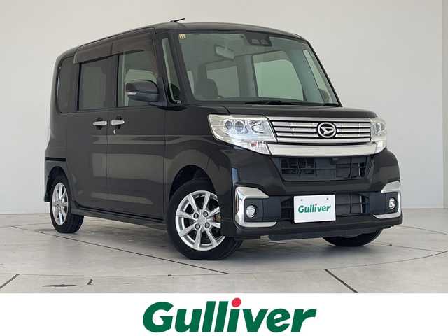 ダイハツ タント カスタム X SA Ⅲ 愛知県 2018(平30)年 4.2万km ブラックマイカメタリック 純正ナビ/全方位カメラ/片側パワースライド/シートヒーター/バックカメラ/純正アルミホイール/ETC/衝突軽減システム/フルセグ/CD DVD/Bluetooth/ステアリングスイッチ/スマートキー/プッシュスタート