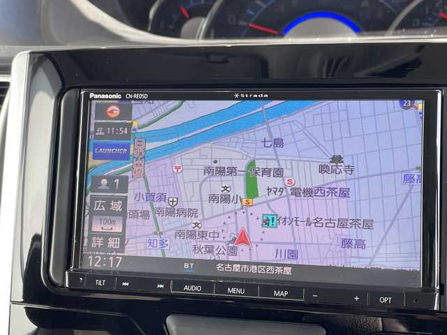 ダイハツ タント カスタム X SA Ⅲ 愛知県 2018(平30)年 4.2万km ブラックマイカメタリック 純正ナビ/全方位カメラ/片側パワースライド/シートヒーター/バックカメラ/純正アルミホイール/ETC/衝突軽減システム/フルセグ/CD DVD/Bluetooth/ステアリングスイッチ/スマートキー/プッシュスタート