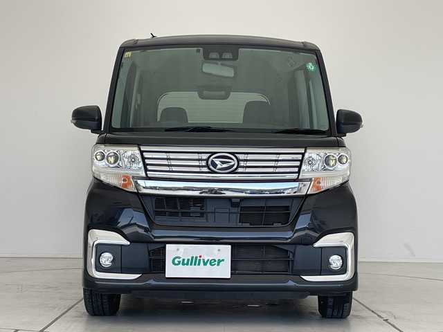 ダイハツ タント カスタム X SA Ⅲ 愛知県 2018(平30)年 4.2万km ブラックマイカメタリック 純正ナビ/全方位カメラ/片側パワースライド/シートヒーター/バックカメラ/純正アルミホイール/ETC/衝突軽減システム/フルセグ/CD DVD/Bluetooth/ステアリングスイッチ/スマートキー/プッシュスタート