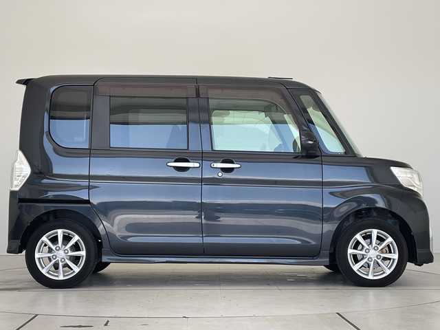 ダイハツ タント カスタム X SA Ⅲ 愛知県 2018(平30)年 4.2万km ブラックマイカメタリック 純正ナビ/全方位カメラ/片側パワースライド/シートヒーター/バックカメラ/純正アルミホイール/ETC/衝突軽減システム/フルセグ/CD DVD/Bluetooth/ステアリングスイッチ/スマートキー/プッシュスタート