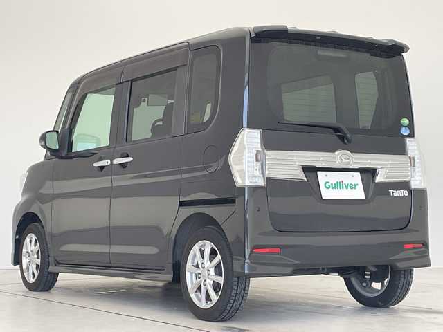 ダイハツ タント カスタム X SA Ⅲ 愛知県 2018(平30)年 4.2万km ブラックマイカメタリック 純正ナビ/全方位カメラ/片側パワースライド/シートヒーター/バックカメラ/純正アルミホイール/ETC/衝突軽減システム/フルセグ/CD DVD/Bluetooth/ステアリングスイッチ/スマートキー/プッシュスタート