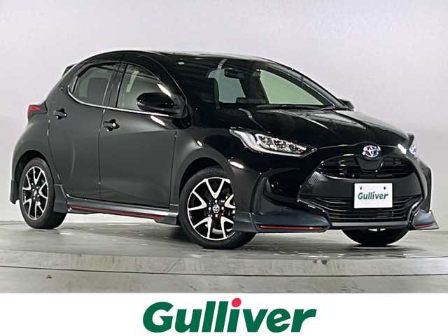 トヨタ ヤリス ハイブリッド Z 広島県 2020(令2)年 5.8万km ブラック 禁煙/TRDエアロ（F/S/R）/トヨタセーフティセンス/・プリクラッシュセーフティ/・レーンディパーチャーアラート/・レーントレーシングアシスト/・先行車発進お知らせ/・レーダークルーズコントロール/・RSA/・オートマチックハイビーム/クリアランスソナー/純正ディスプレイオーディオ/・ナビ/フルセグ/CD/DVD/Bluetooth/USB/Miracast/バックカメラ/革巻きステアリング/ステアリングスイッチ/電動格納ウィンカーミラー/LEDヘッドライト/オートライト/シートヒーター/前後ドライブレコーダー（DC-DR652）/ETC/スマートキー/プッシュスタート/スペアキー/純正フロアマット/純正16インチアルミホイール