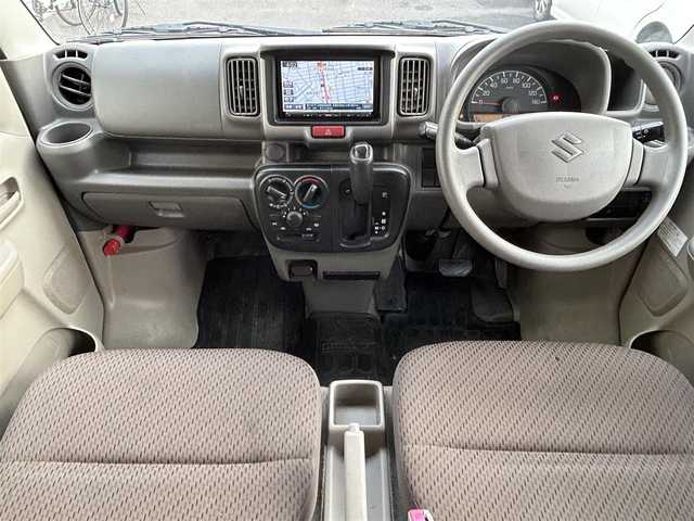 スズキ エブリイ PC 福岡県 2015(平27)年 7.1万km スペリアホワイト (株)IDOMが運営する【じしゃロン八幡西店】の自社ローン専用車両になります。こちらは現金またはオートローンご利用時の価格です。自社ローンご希望の方は別途その旨お申付け下さい/ｃｌａｒｉｏｎナビ　/　「Bluetooth/フルセグ/CD/DVD」/デジタルインナーミラー　/衝突軽減ブレーキシステム/ドライブレコーダー　/トラクションコントロール　/横滑り防止装置/ドアバイザ－　/リモコンキー/純正アルミ